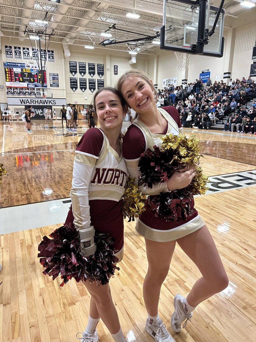 NorthWarriorsAD's tweet photo. Ready for @WNWarriorHoops at Central! @wn_cheerleading 

#ALLN🏀 https://t.co/k9cD1kGAwh