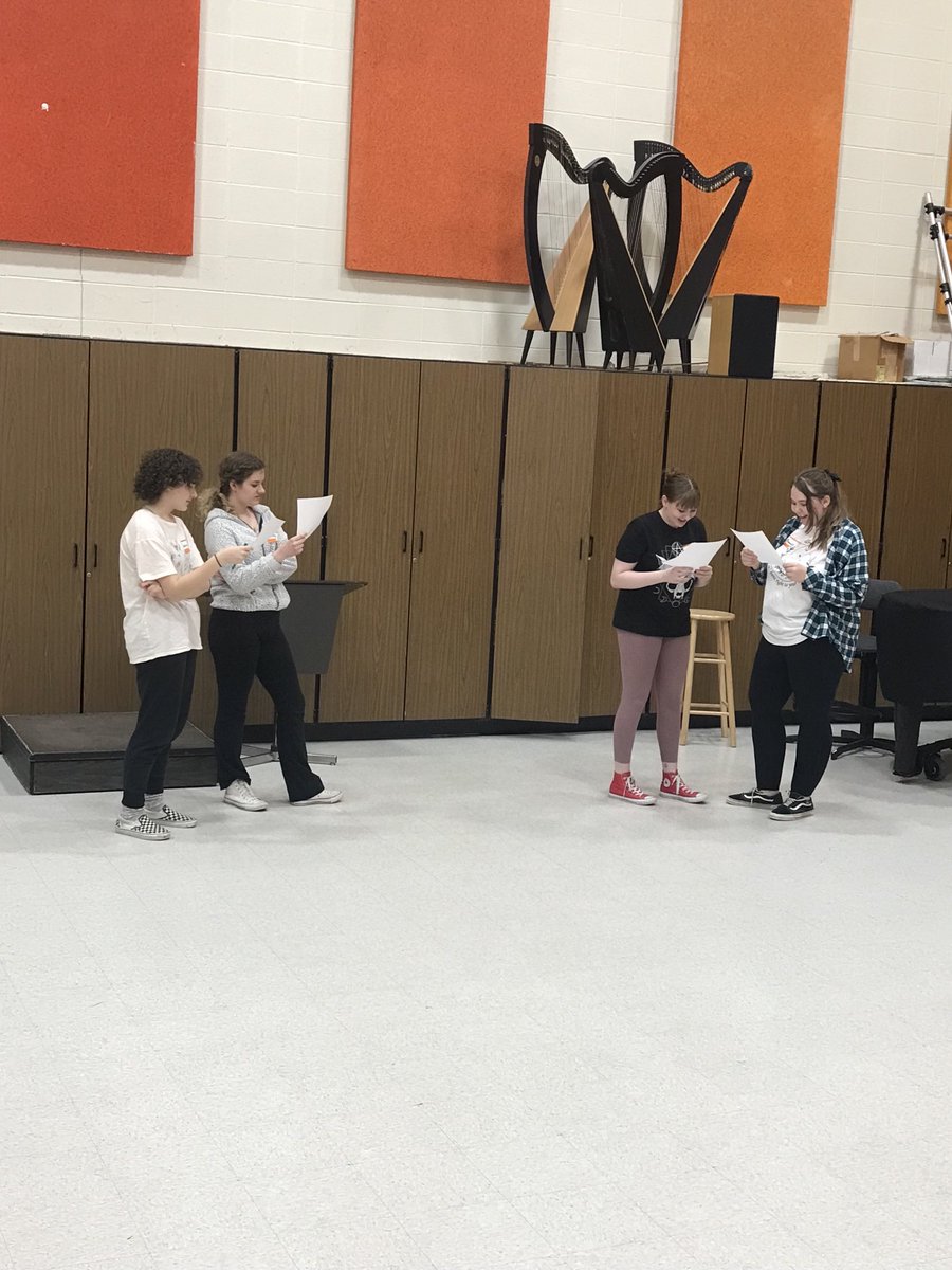 ALHS Drama Club students were awesome representatives at the NEO Thespian Society Conference at LCCC today! ❤️🎭🎶💃🕺🏻