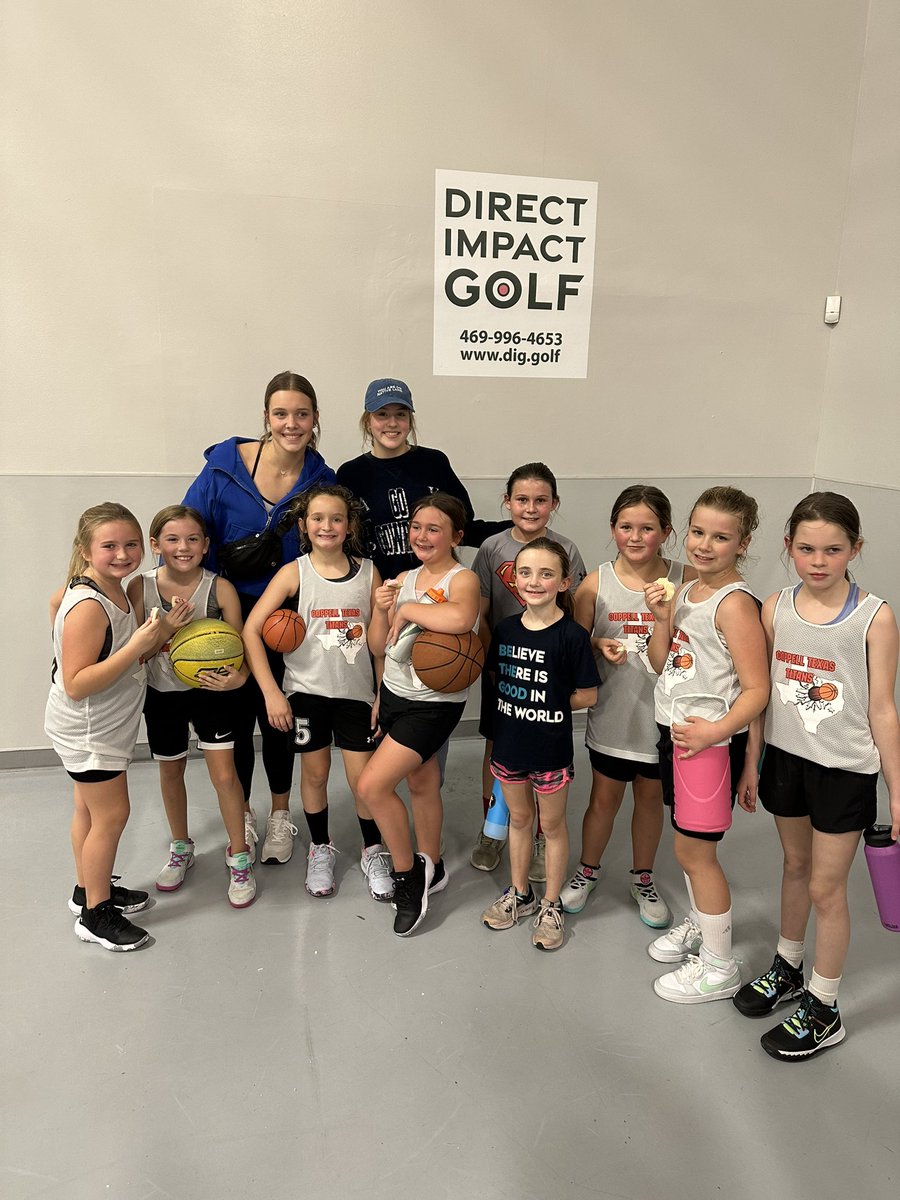 Shout out to Berlynn &amp; Landry for coming to watch these girls play basketball today. It meant so much!! Love the relationships that are built in @Coppellisd. 🏀 <a href="/CowgirlsBball/">Coppell Cowgirls Basketball</a>