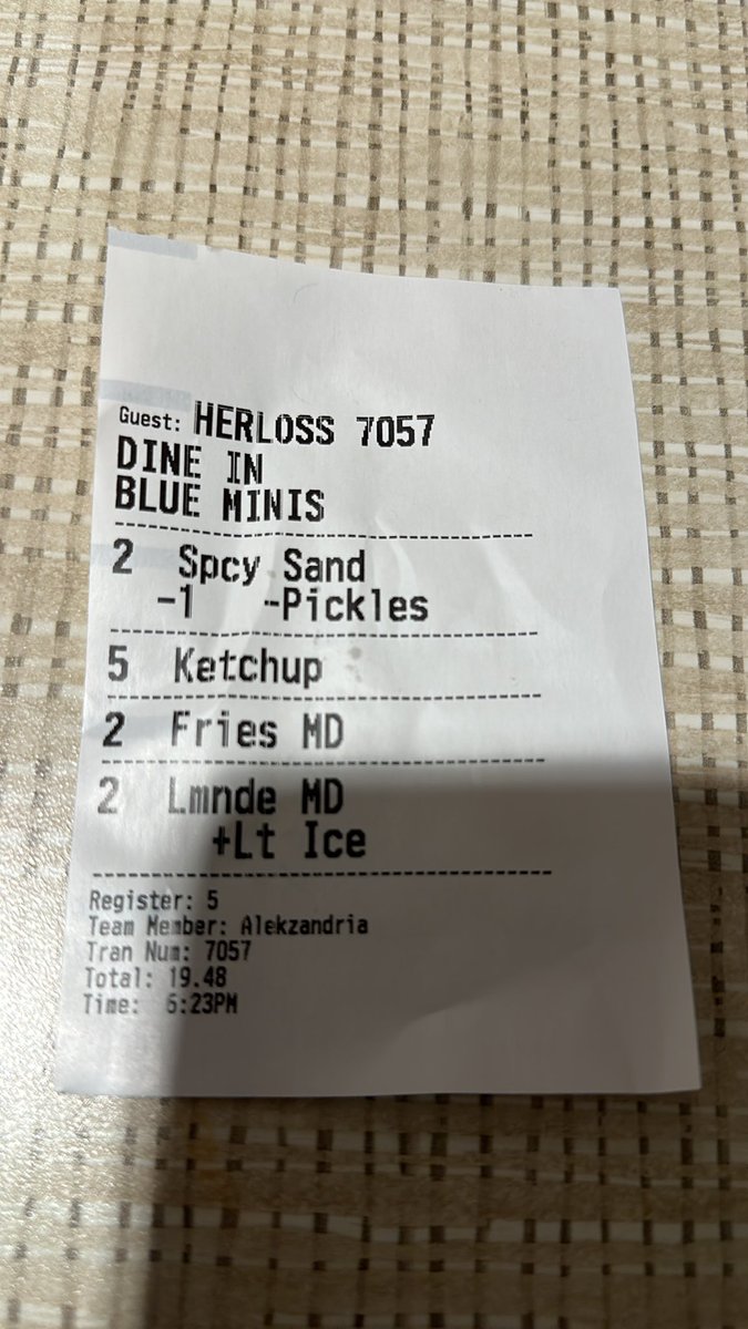 How many ppl are eating ? If you guess right you win dinner on me