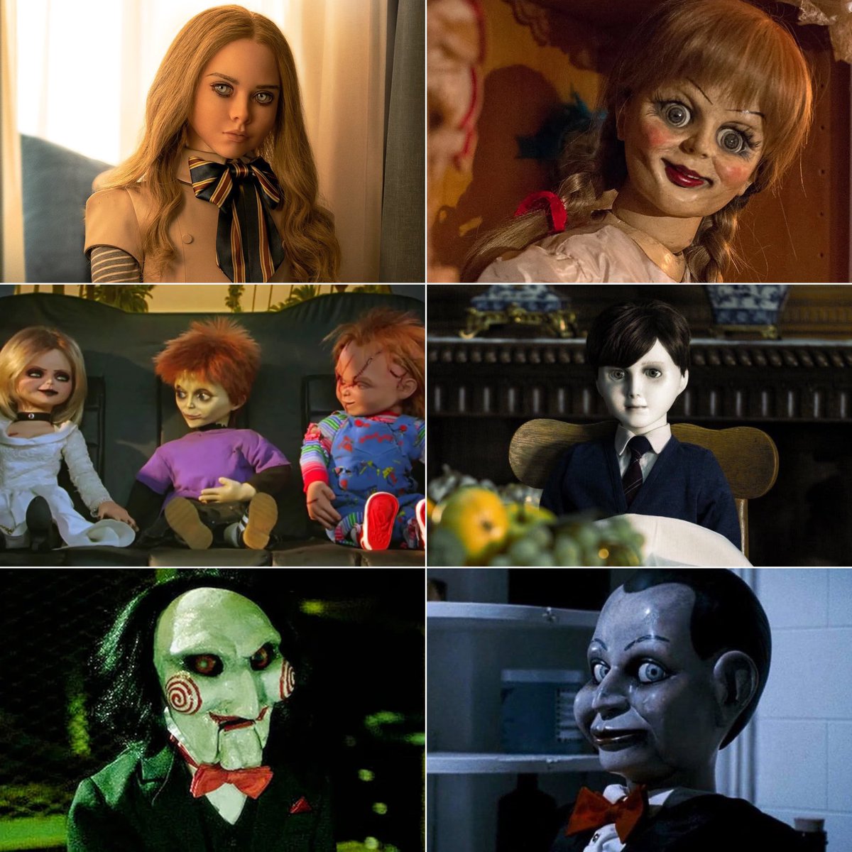 PopCrave's tweet photo. Who is the scariest horror movie doll? https://t.co/btmo6BzoiX
