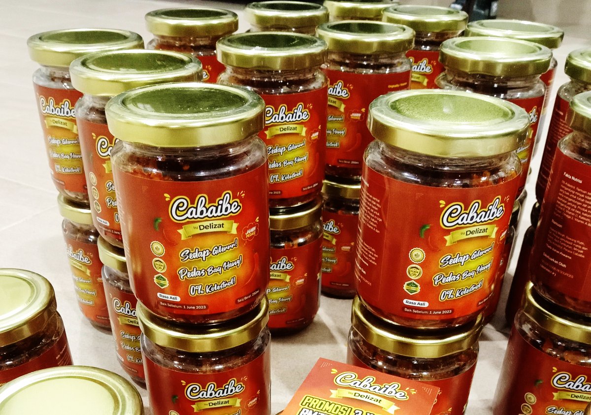 DelizatFood's tweet image. Memperkenalkan Sambal Paling Viral. Tersangat sedap, enak dan padu. Penuh khasiat untuk kesihatan badan dan jantung. Berbaloooi sangat. Inilah sambal pilihan hati sedunia.
delizat.com.my
@DelizatFood
MAKAN SEDAP DAPAT SIHAT.
#pedas #cabaibe #sambal #sedap #resepiviral