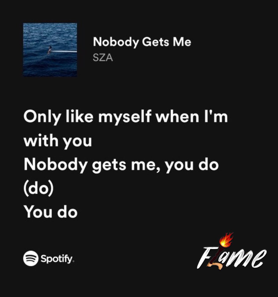Nobody Gets Me/. SZA
