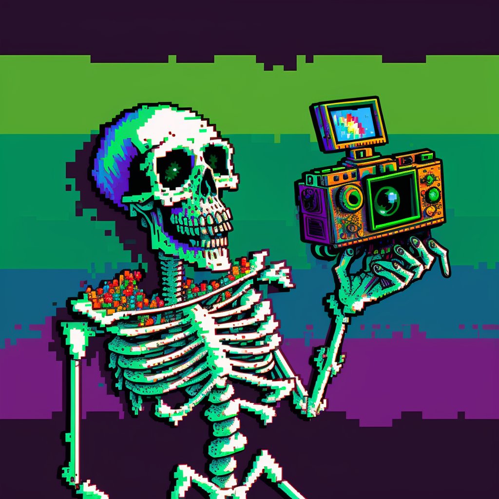 Vintage 90's Golden Cam 📸

Stealth Launching  🔔 🔔 Tomorrow Jan 8th.

Supply (1,111)

Mint Price - 0.005e Per Skelly
[5 Maximum Per Wallet]

........ Skelly White feet pics? ANYONE!?! .... ☠️