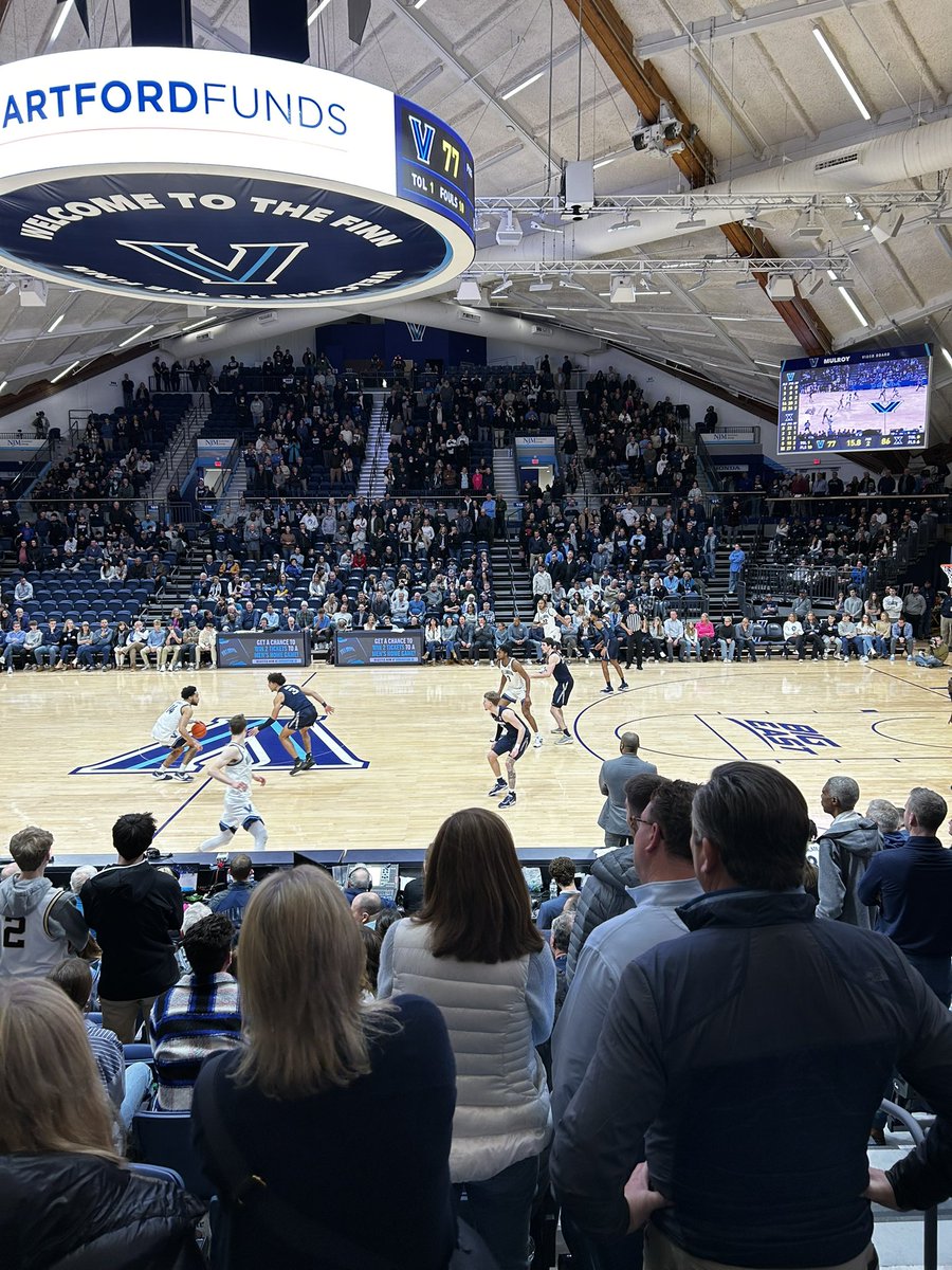 And the first time the Muskies win at Villanova!  It’s Miller time!