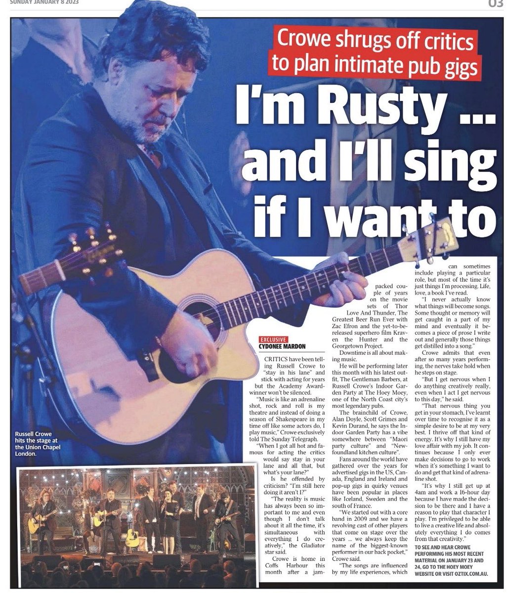 Russell Crowe tweet media