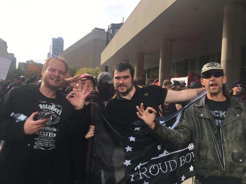 SRAntiFascism's tweet photo. #ExtremeRight organizing in #Alberta,
in streets &amp; online,
#NeoNazi-#WhiteSupremacist
#SoldiersOfOdin #ThreePercenters #ProudBoys
growing with incr. #Extremist
#WhiteNationaist #AntiLockdown
#AntiVaxxers/#AntiMaskers
(funded by #KochNetwork:@WBrettWilson)
https://t.co/1rrTozZQzT https://t.co/g5ZlgyWxzf