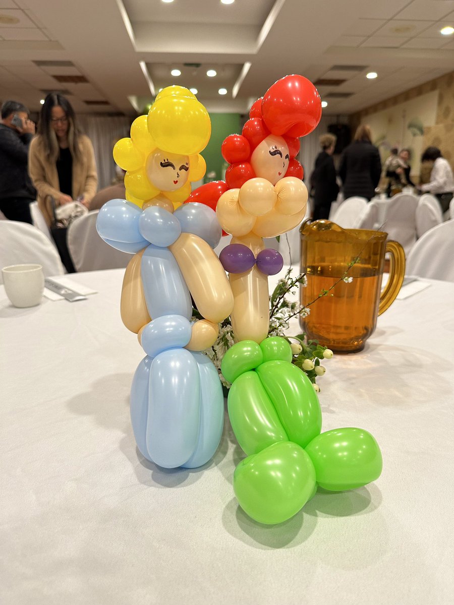 We went to a birthday party and my daughter wanted the balloon animal guy to make Ariel and Cinderella

And..

#balloonartist