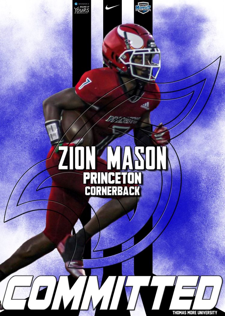 Committed⚜️! <a href="/TMU_Football/">Thomas More Football</a> <a href="/CoachBZink/">Brad Zink</a> #AGTG #GODsPLAN