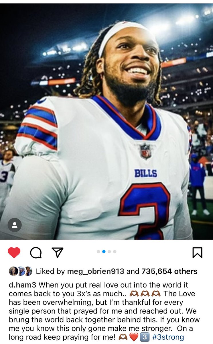 “When you put real love out into the world it comes back to you 3x as much” ❤️🤍💙 <a href="/HamlinIsland/">𝐃𝐚𝐦𝐚𝐫 𝐇𝐚𝐦𝐥𝐢𝐧</a> <a href="/BuffaloBills/">Buffalo Bills</a> #BillsMafia