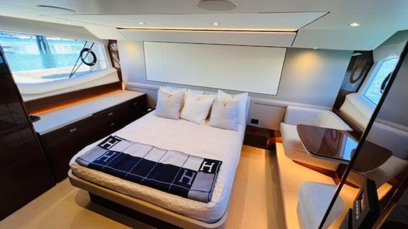 A highly competent yacht in every area, the open plan interior of the 2019 Princess F55 is an impeccable blend of American walnut furniture, recessed LED lighting, and clever innovations. 
Shop this boat on our website: loom.ly/0tkKGy8 
#princessyachts #yacht #yachting
