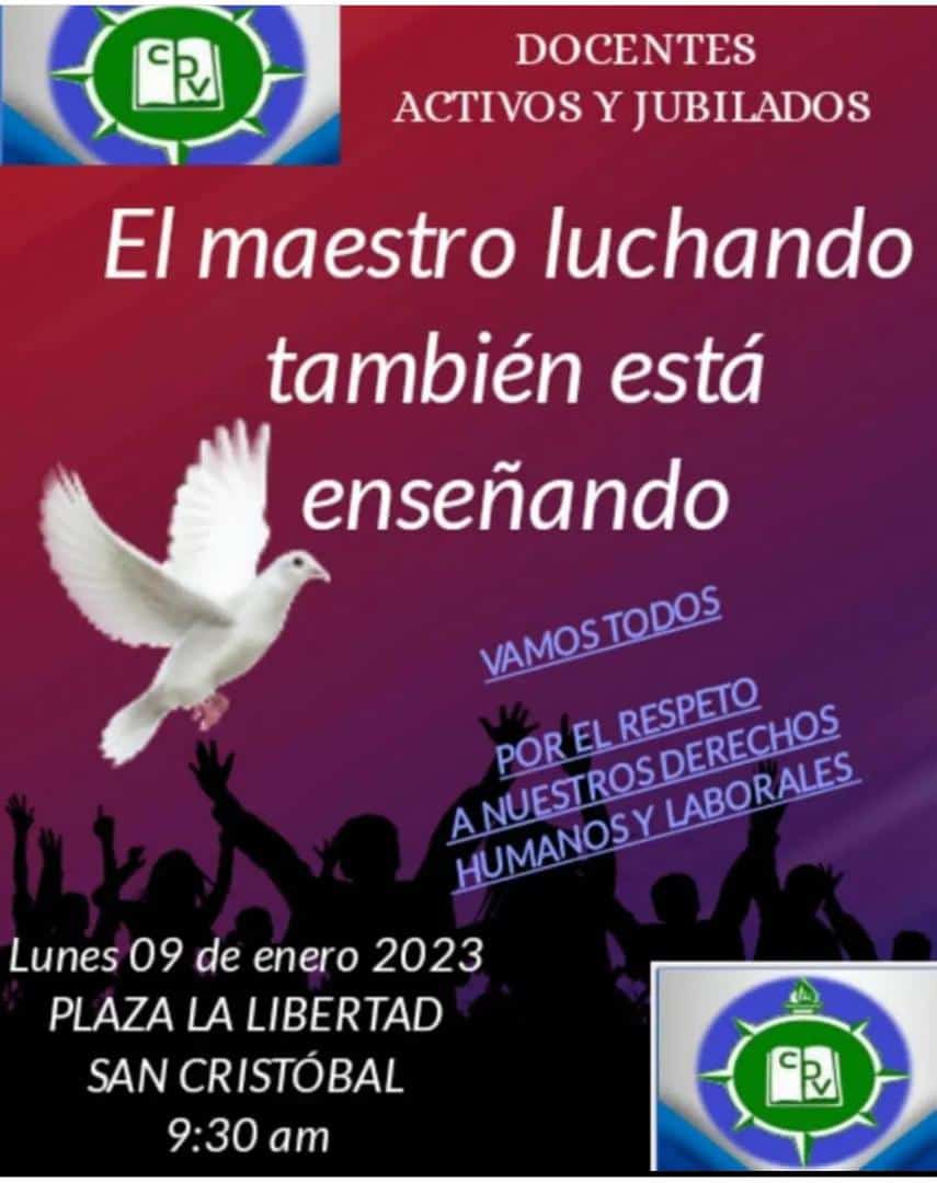 GremioDocente's tweet photo. #Táchira https://t.co/jyRZa6e1PS
