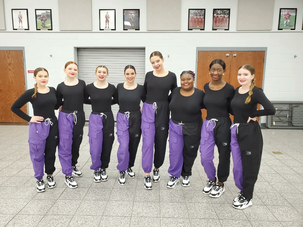 ⭐️STATE BOUND!!⭐️ Congrats to the MDT Competition Hip Hop &amp; Pom dancers!! This morning they competed at the OASSA Regional Competition at Van Wert HS and Qualified BOTH routines!! When you only get one shot.... you all hit home runs!! Keep up the hard work!! 💜💛 #WeAreMaumee 🐾
