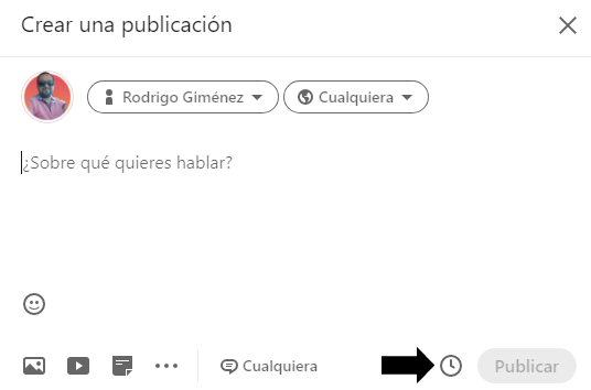 DoorwayPy's tweet photo. #LinkedIn Ya se puede programar un post desde LinkedIn web de perfiles personales.
#doorwaypy https://t.co/TeWD8ajXOq