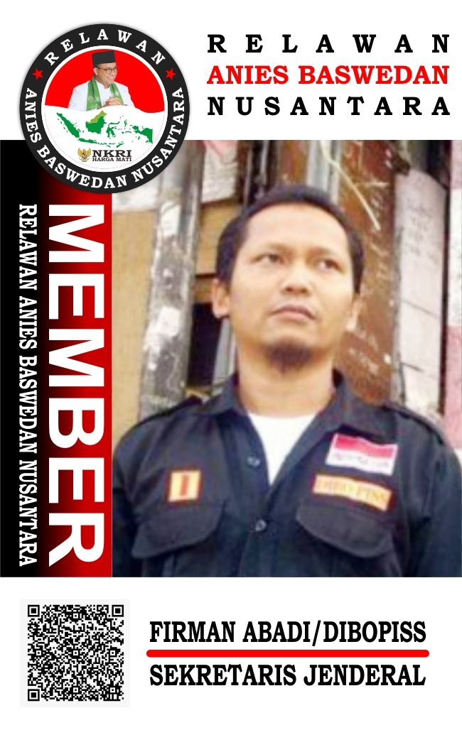 Gabung  bikin kta Relawan Anies Baswedan Nusantara Gratis   Kirim Data ke wa.me/6289530911855
foto ktp
dan fotonya  dan isi formulir 

Nama : 

KOTA/KAB  :

NO HP/WA :