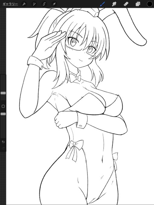 線画。

簡単に塗る。 https://t.co/Br2xeXOgRS 