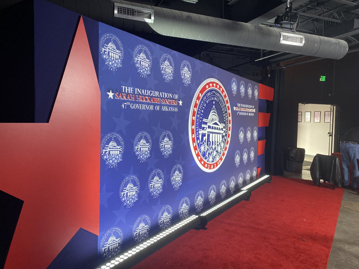 haven_karkfox's tweet photo. Sarah Huckabee Sanders hosted her first inauguration event at The Hall in Little Rock. She mentioned how she wants to tell the story of Arkansas. Tonight on @FOX16News &amp; @KARK4News - hear how the story of our state may not be the only point Arkansans are taking home. https://t.co/IIJca8U3iS