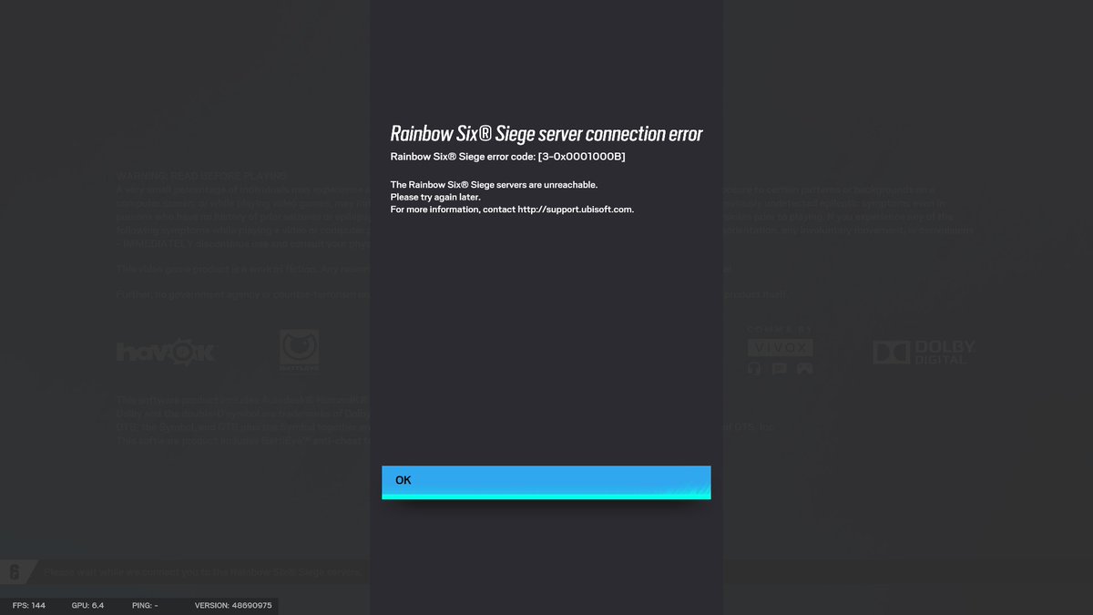 Darkside0_1's tweet photo. @UbisoftSupport @Rainbow6Game 
why is this season so bad are you guys fapping instead of working on your problems? https://t.co/MuyDnjHlZJ