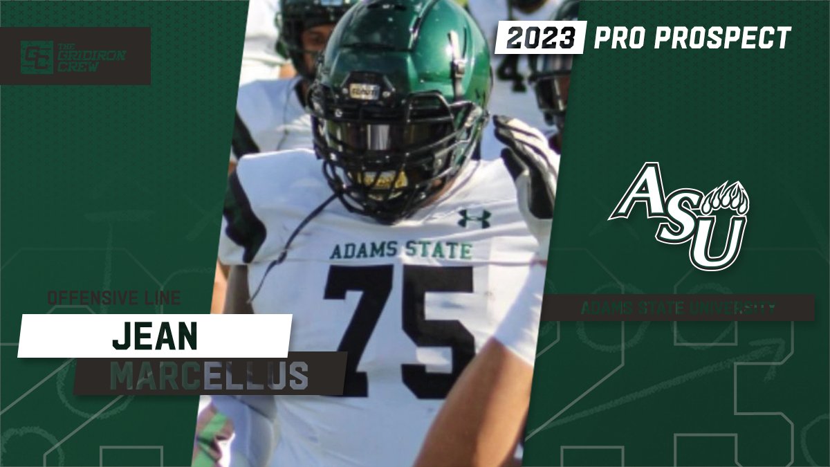 Gridiron_Crew's tweet photo. ⚠️ Attention Pro Scouts, Coaches, and GMs ⚠️

You need to look at 2023 Pro Prospect, Jean Marcellus @bigjean72, an OL from @ASUGrizzlies

#2023ProProspect #DraftTwitter #NFLDraft #CFL #XFL #USFL #ProFootball 🏈

👀 See our Interview: https://t.co/R3j4zRTtb2 https://t.co/6qDz4y3FBT