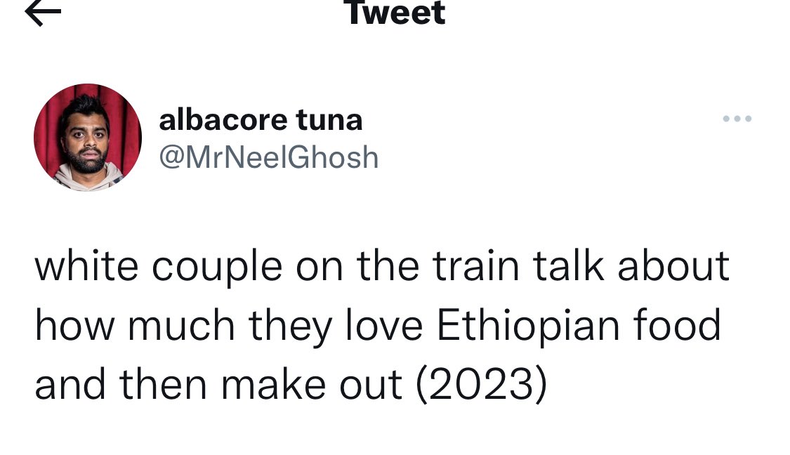 not gonna post the actual photo so it doesn’t spread but taking a pic of two in-love strangers bonding over their shared love of delicious cuisine and doubling down bc they were too excited about it/wanted to travel to eat more good shit is next level loser behavior