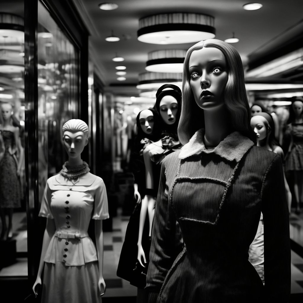 I'm working alone on the night shift and they delivered the new mannequins in bubble wrap an hour ago... now I hear popping from the other room...

#vss #veryshortstory #veryshorthorrorstory #horror #horrorstory #scarystory #veryshortscarystory