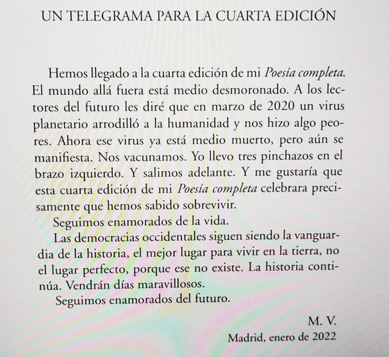 MineSolDy's tweet photo. De Manuel Vilas, ganador de la última edición del premio Nadal: "Seguimos enamorados de la vida". https://t.co/IwFMJNtcXW