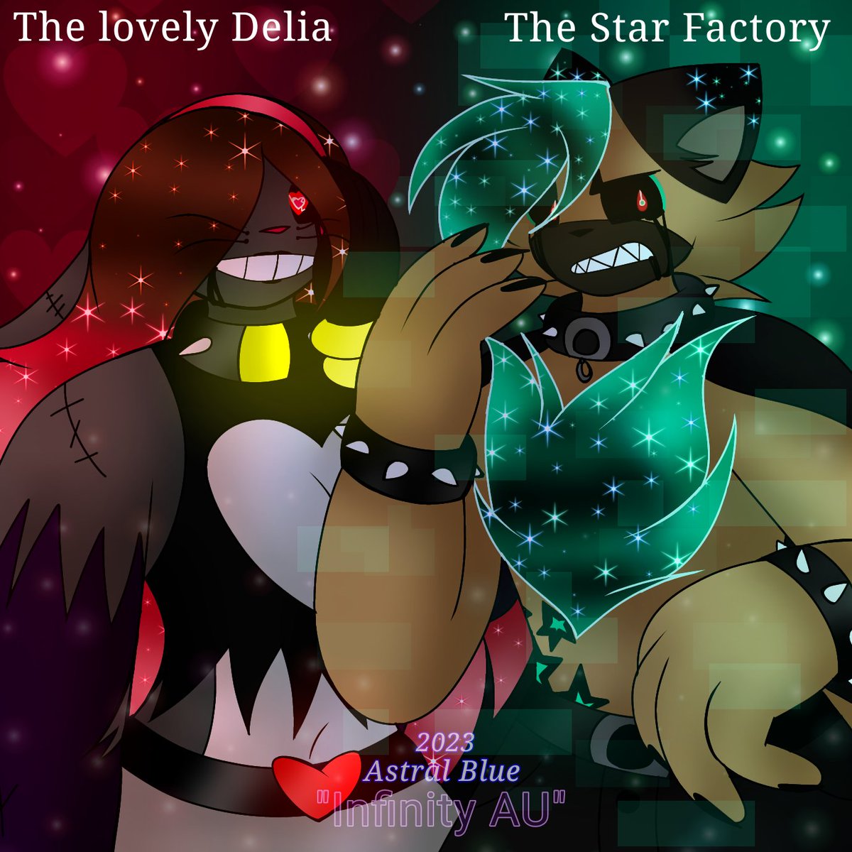 AstralNekoBlue's tweet photo. The adorable Delia and the drama queen Star has a wild form that must be amitted are very sexy UwU #AstralBlue #DeliaCloudyne #StarGalaxy #TheLovelyDelia #TheStarFactory #WildDelia #WildStar https://t.co/wKdgpOyqVa
