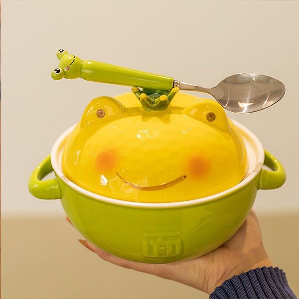 SoftnessDaily's tweet photo. froggy bowl 🎀 https://t.co/sHbxH5lf4v