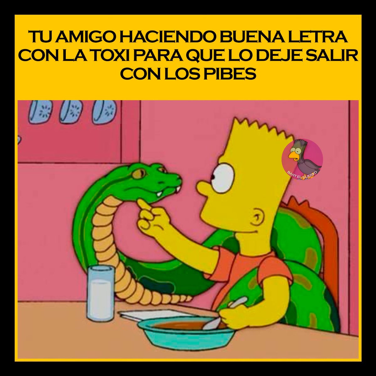 BartElCuervo's tweet photo. Tenes a un@ amig@ asi hoy? https://t.co/7TGMbzwDbQ