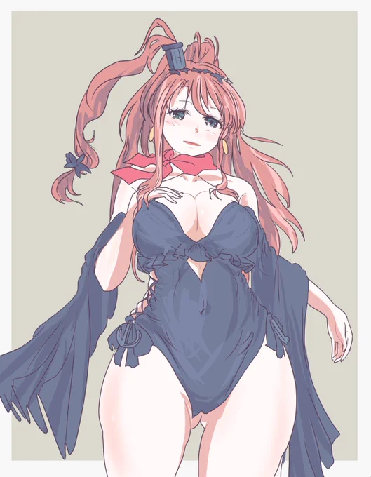 skebラフ第二段階これから描き込むのが楽しみだったり辛そうだったり 