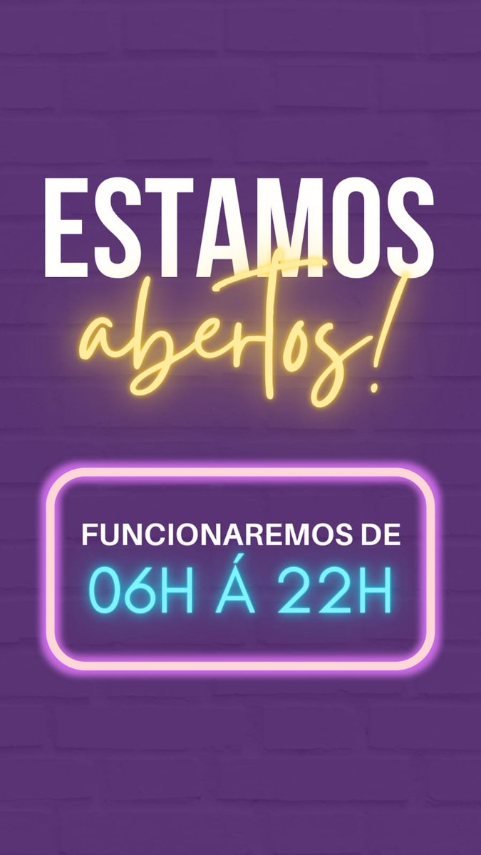 Confiram nossos horários!!! 🤩🤩🤩