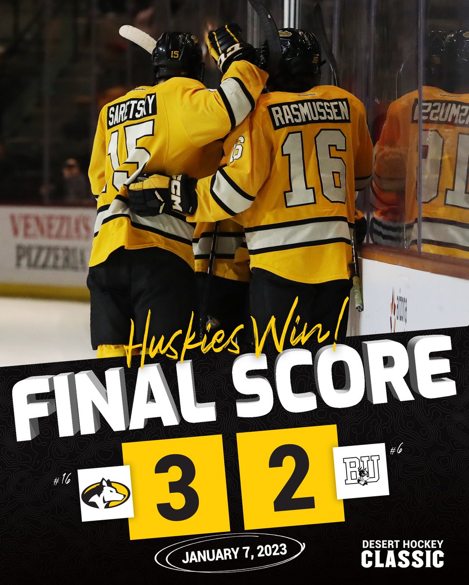 𝗛𝗨𝗦𝗞𝗜𝗘𝗦 𝗪𝗜𝗡! 𝗗𝗘𝗦𝗘𝗥𝗧 𝗛𝗢𝗖𝗞𝗘𝗬 𝗖𝗟𝗔𝗦𝗦𝗜𝗖 𝗖𝗛𝗔𝗠𝗣𝗜𝗢𝗡𝗦! #mtuhky #FollowTheHuskies