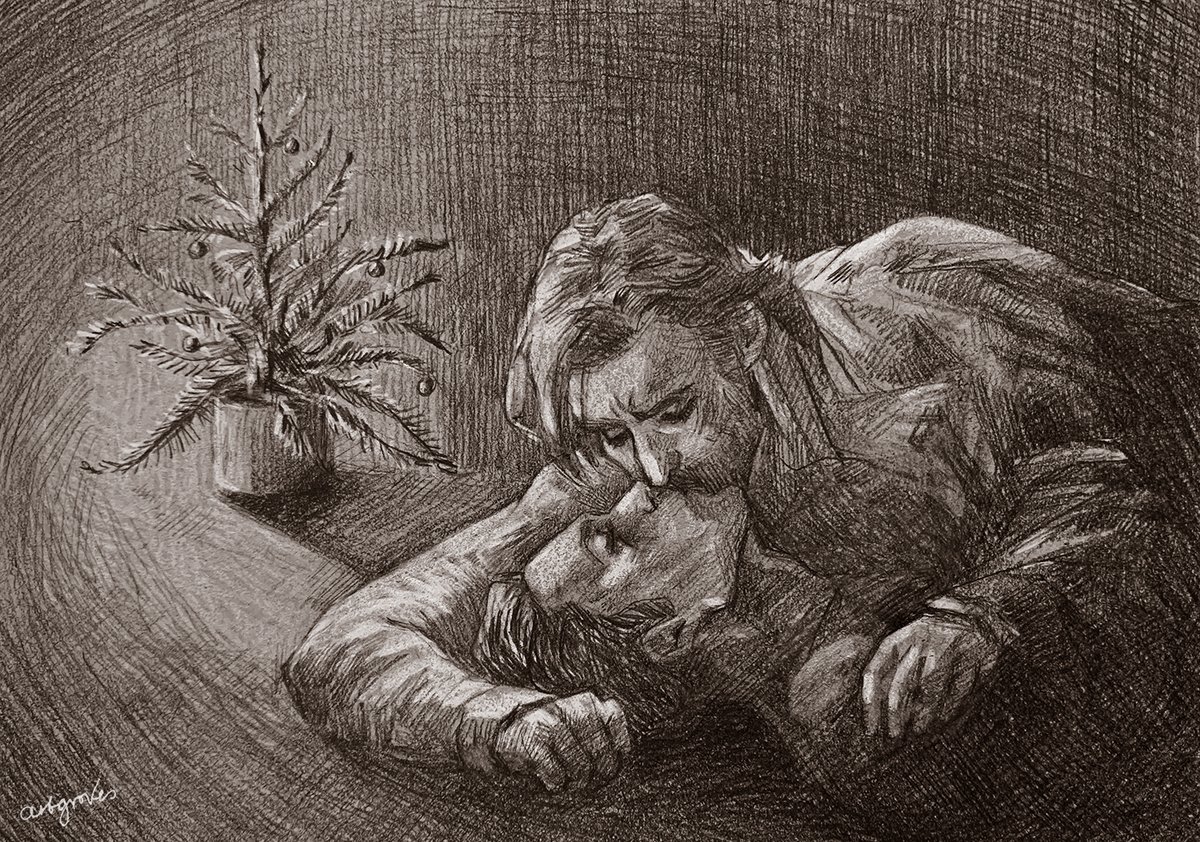 _artgroves_'s tweet photo. “I remember there was a time when I would look at you and I knew I wasn’t allowed to have you,” Bucky said.

For the 2022 instalment of the 4 Minute Window Advent Calendar: Scenes from a Marriage: That Which Persists by @CesSperanza 

https://t.co/DrI0oT9Usr https://t.co/8ZfVUbIZkN