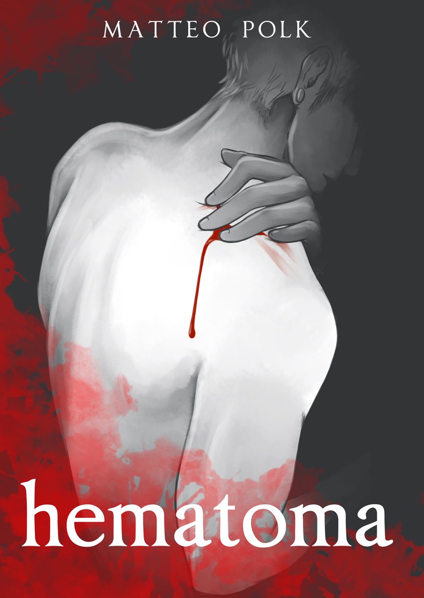 MatteoPolk's tweet photo. @Meredith_author I was lucky enough to request that I work with the cover designer for Hematoma. I treated it like a commission and submitted many concept sketches and drafts, and adjusted the image according to the designer’s ideas. Most authors don’t get to use their own art… https://t.co/7TY3CIrs5k