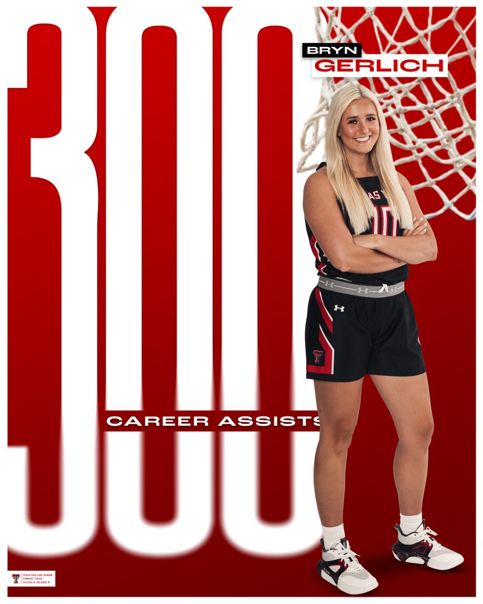 Lady Raider Basketball (@ladyraiderwbb) on Twitter photo Make it 3โฃ0โฃ0โฃ
With that last assist, Bryn now has 300 career dimes 
#WreckEm | <a href="/10Bryn/">bryn hutson</a> Make it 3โฃ0โฃ0โฃ
With that last assist, Bryn now has 300 career dimes 
#WreckEm | <a href="/10Bryn/">bryn hutson</a>
