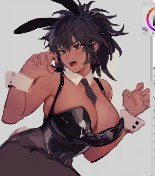 #wips  2 different flavored bunnies 