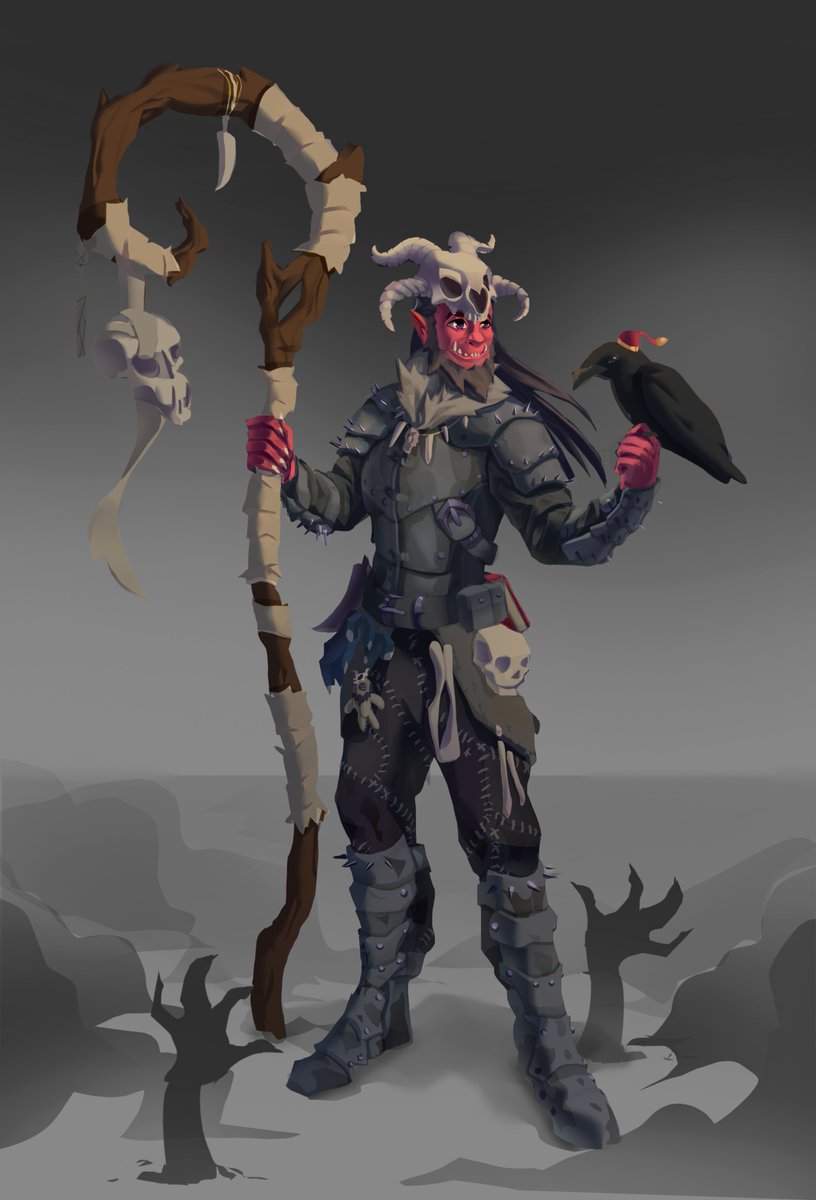 po_leem's tweet photo. commission: Hobgoblin Necromancer
Nathek https://t.co/QAMJOlPrSj