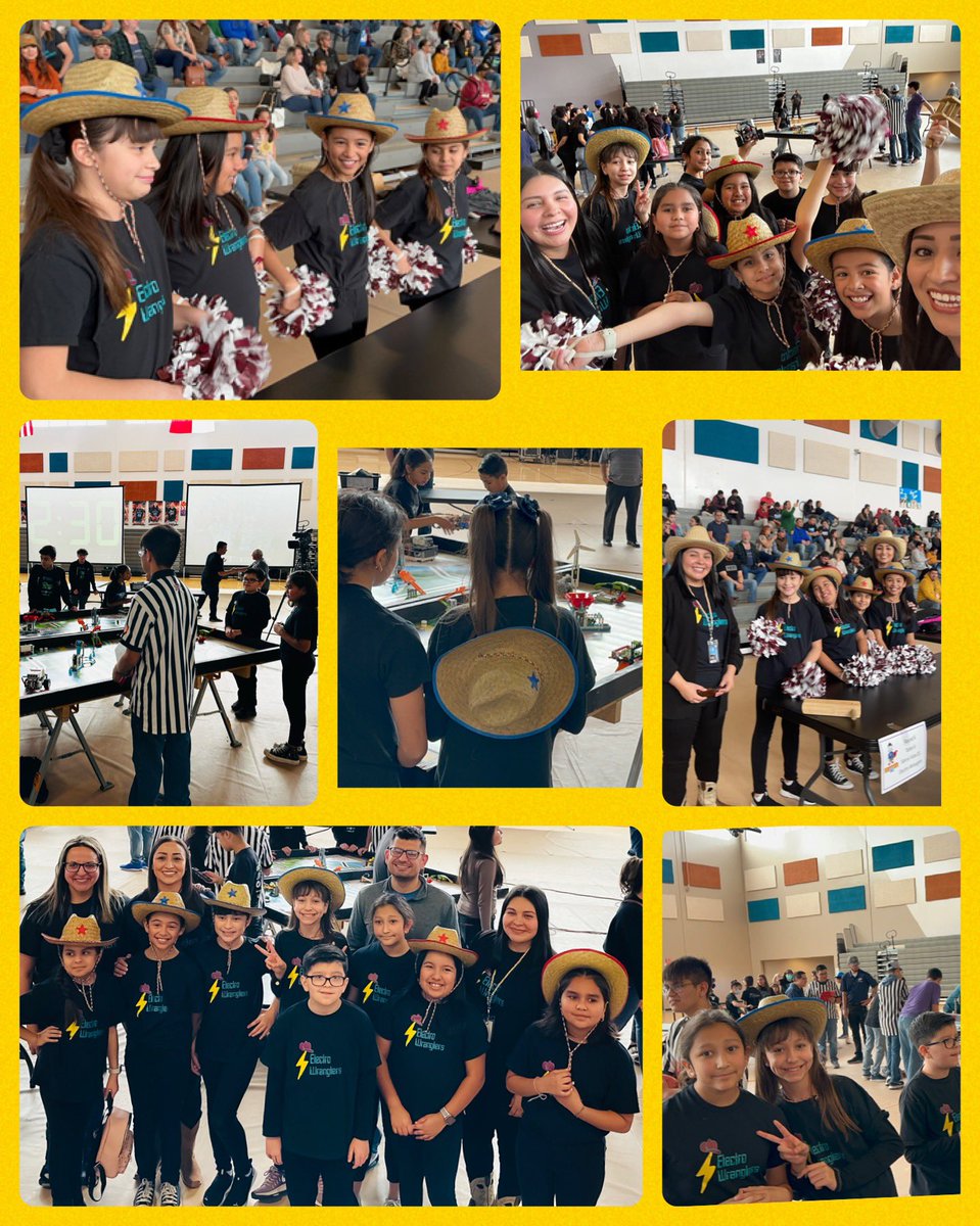 EFlores_BMES's tweet photo. So proud of our “Electro Wranglers” Robotics team! 🤠🤖⚡️You all did a great Job at the @TeamSISD Robocom 9.0! Wranglers are the Best in the West #Yahoo #HereWeGrow @SierraVista_ES @RMarquez_SVE @JWilliams_SVES https://t.co/kS5j2RMVYo