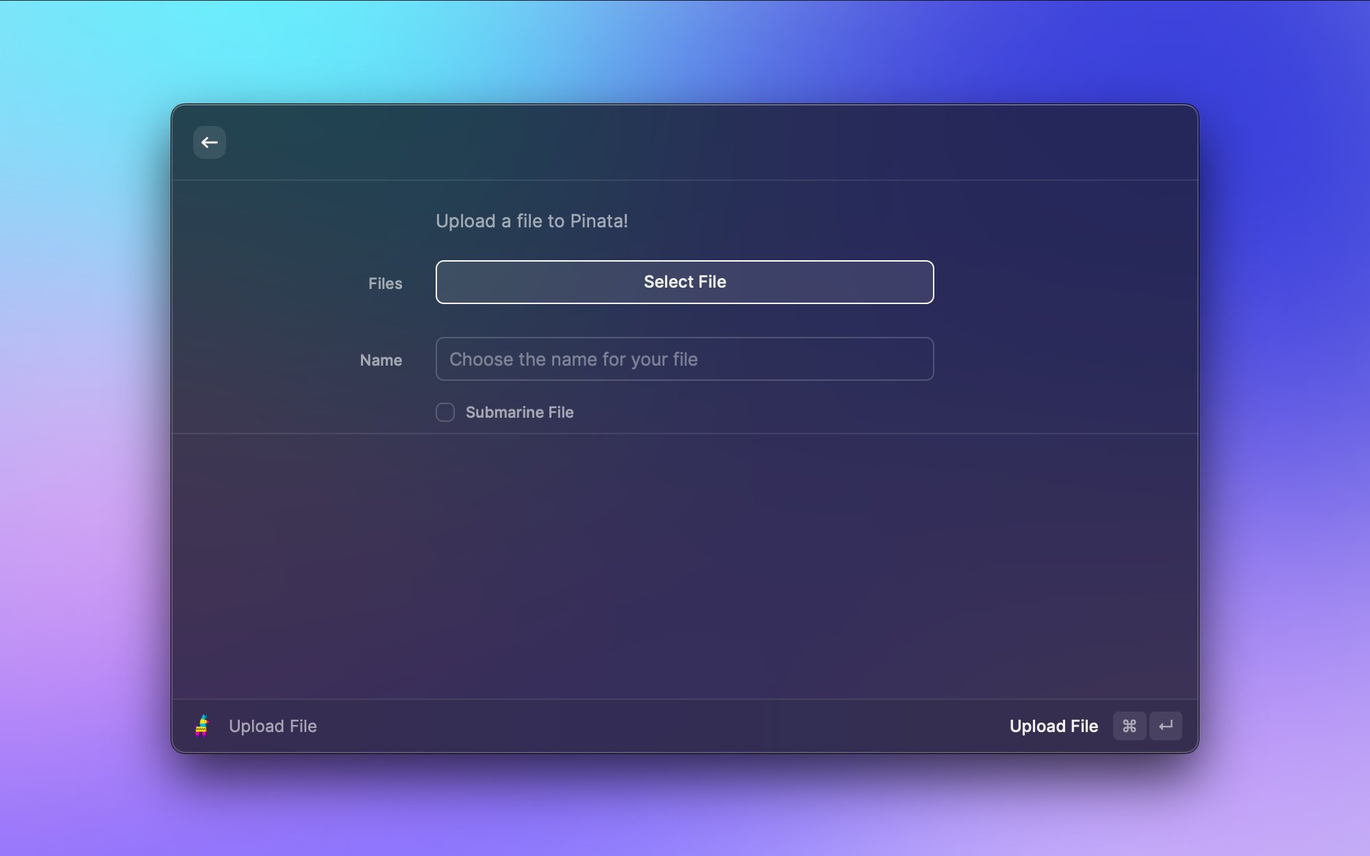 stevedsimkins.sol | .eth on Twitter: "Been chipping away at this for a few  weeks now and it's almost ready to ship: @pinatacloud extension for  @raycastapp 🌝 Upload files/folders, get a quick list