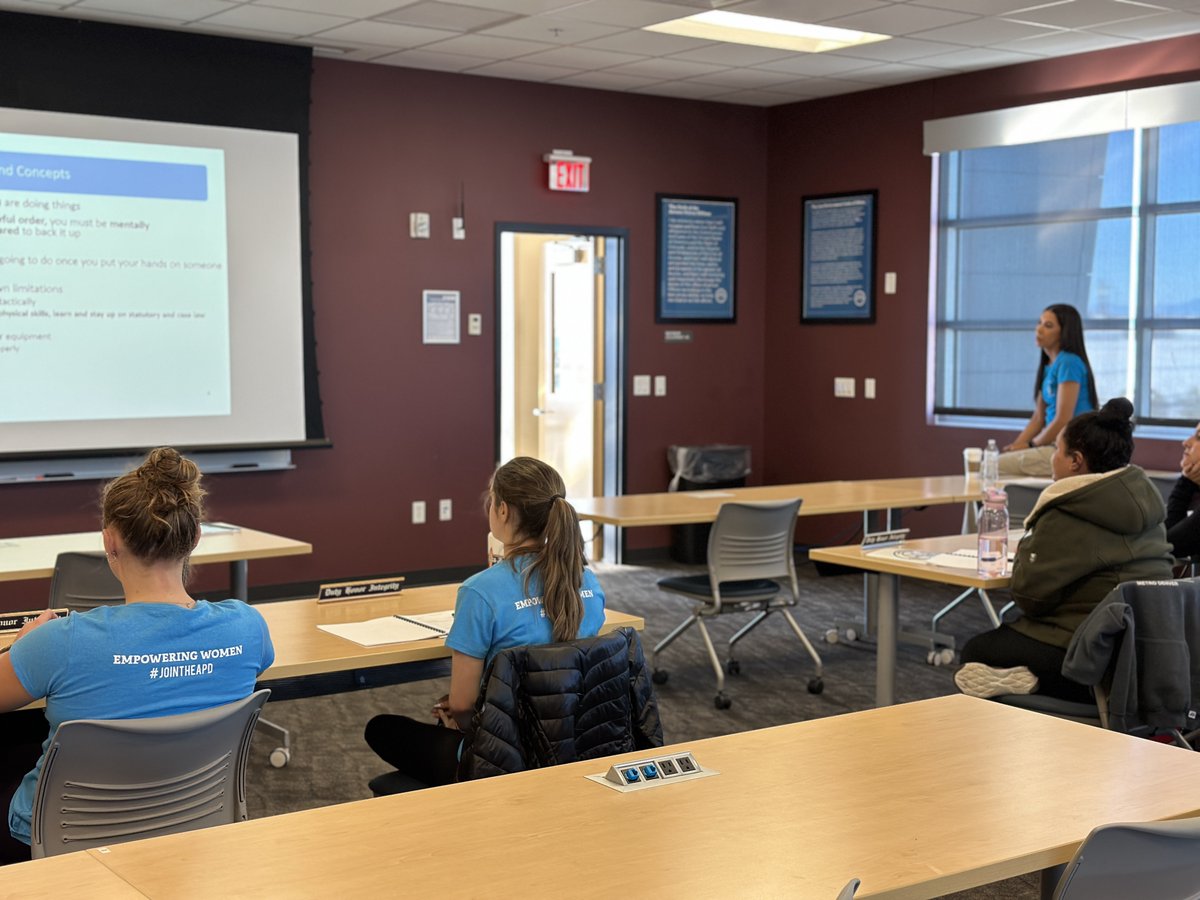 AuroraPD's tweet photo. Thanks @EvanKruegel &amp; @KDVR for covering this story and highlighting the importance of women in our profession! #WomenofAPD #RelationalPolicing #JoinAuroraPD https://t.co/t8Fj03FOKY