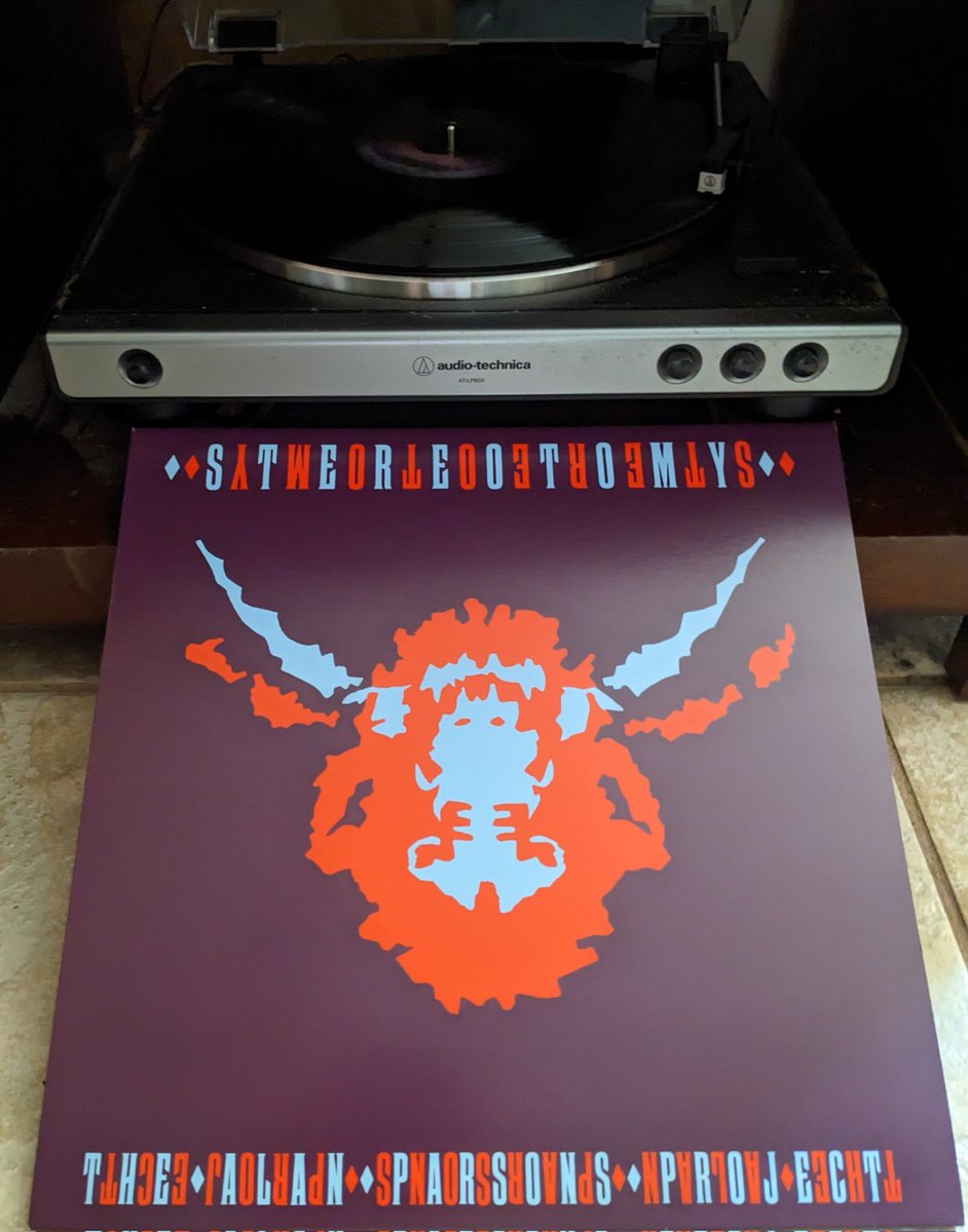 danjmcs's tweet photo. First spin of some new Christmas present vinyl from my sister. This is a long time favorite album, Stereotomy by The @alanparsons Project. My high school bud &amp; college roommate was a big APP fan and had them all on vinyl &amp; I've been hooked since then. #Vinyl #Stereotomy https://t.co/6T9zstUSiQ