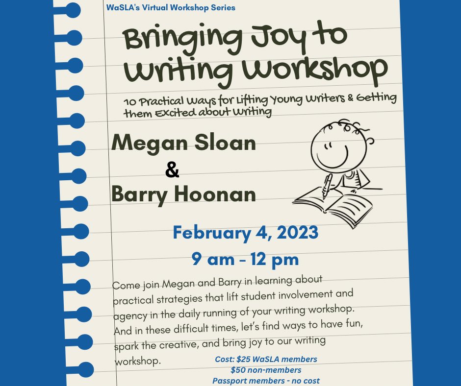 WaStateLiteracy's tweet photo. WaSLA is thrilled to host local gems @msloanedu and @BarryHoonan in February! Hurry and register! https://t.co/xI6QqxYbtP https://t.co/2jwiylrIqE