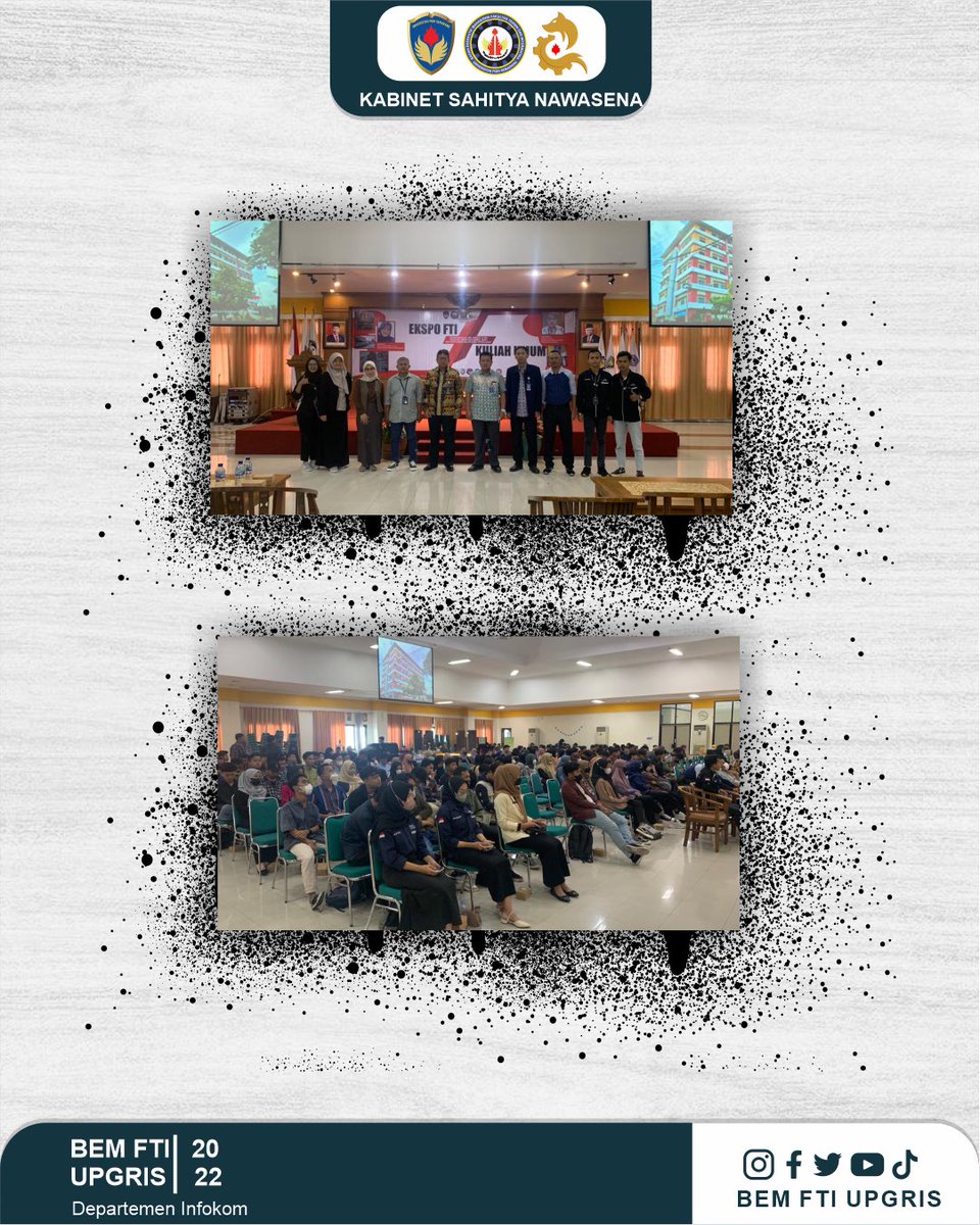bemfti_upgris's tweet photo. Dokumentasi Serangkaian PEKAN FTI 2022✨ #KuliahUmum
Semoga mahasiswa FTI dapat mengetahui kilas balik akan sejarah FTI serta terjalinnya sinergi Lemawa dan BSO FTI melalui serangkaian PEKAN FTI.
See you at the next event❤️‍🔥 https://t.co/YeSKeVfRKI