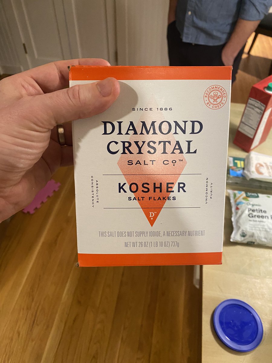 Hey Diamond Crystal - are you out of your mind? You rebranded to this? Took 10 mins to figure out if this was the salt that every chef in america knows and loves. Cc: <a href="/Cargill/">Cargill</a>