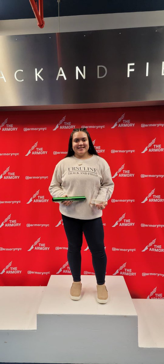 TUSAthletics's tweet photo. Congratulations to Prizila Negrete who was honored as a Leaders of Tomorrow Award recipient! Prizila was recognized for her leadership and character at the @usairforce Hispanic Games today at The Armory.
#UrsulinePride #USAFHispanicGames https://t.co/1UYWosaO7l