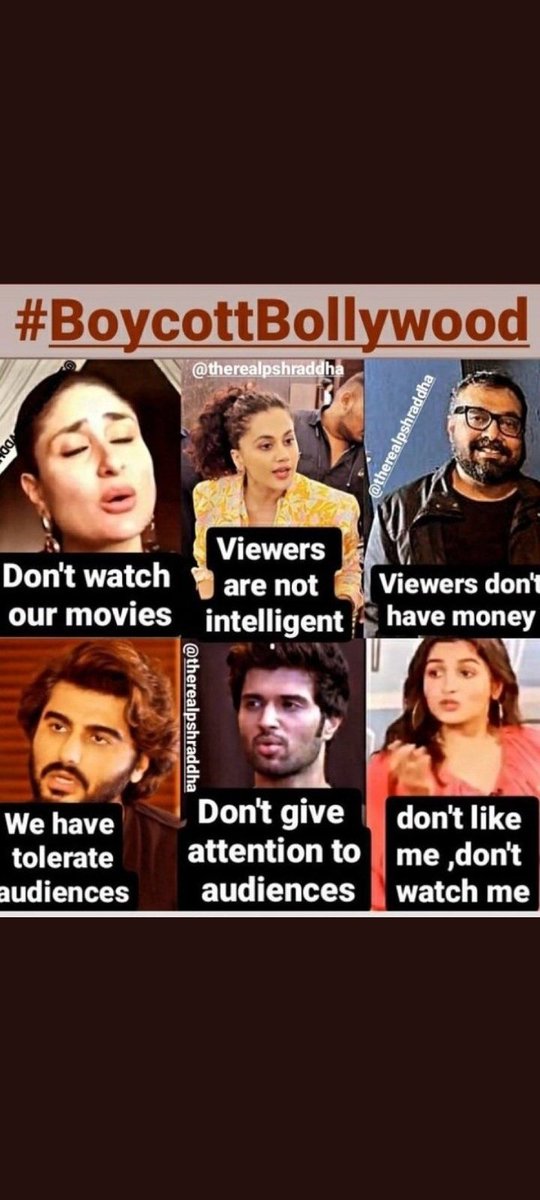 #BoycottBollywood