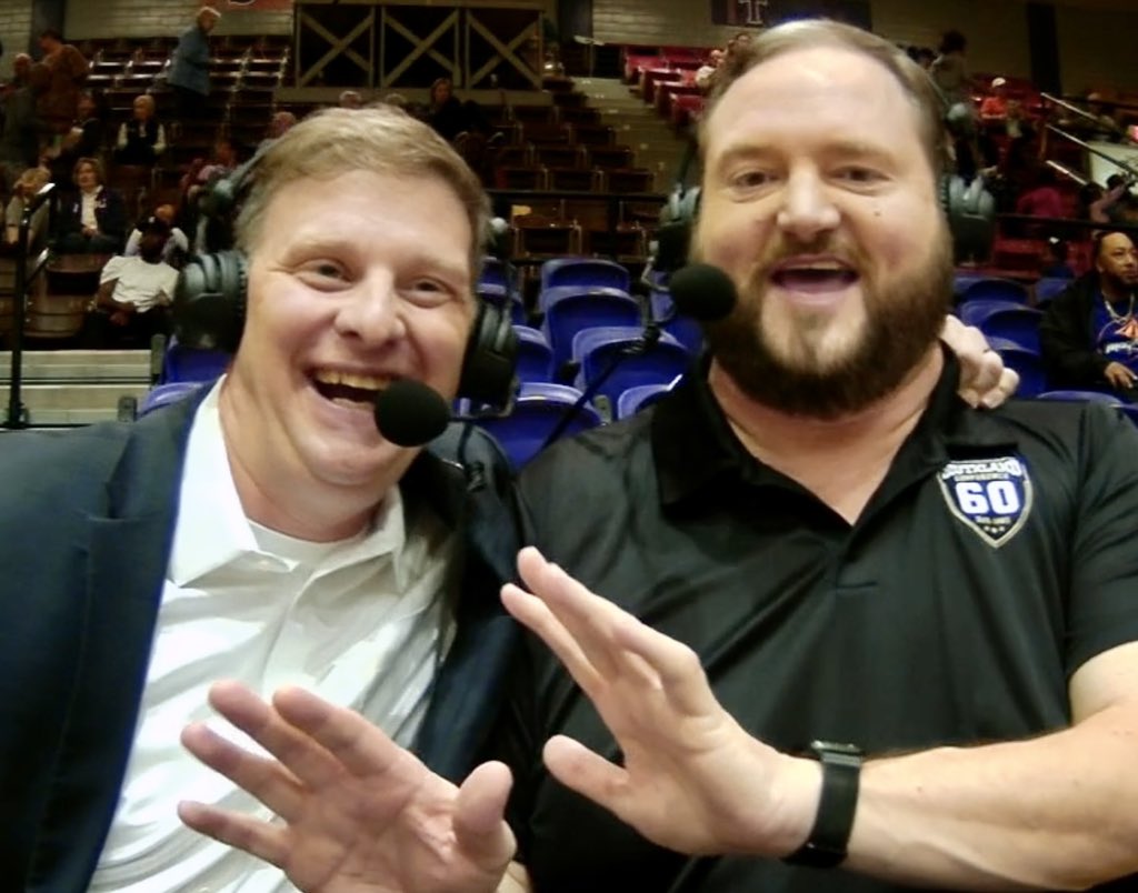 PTNetherton's tweet photo. Another good time on the @ESPNPlus broadcast of @NSUDemonsMBB vs Nicholls. If nothing else, we are gonna have fun https://t.co/LVVBY8gFrv