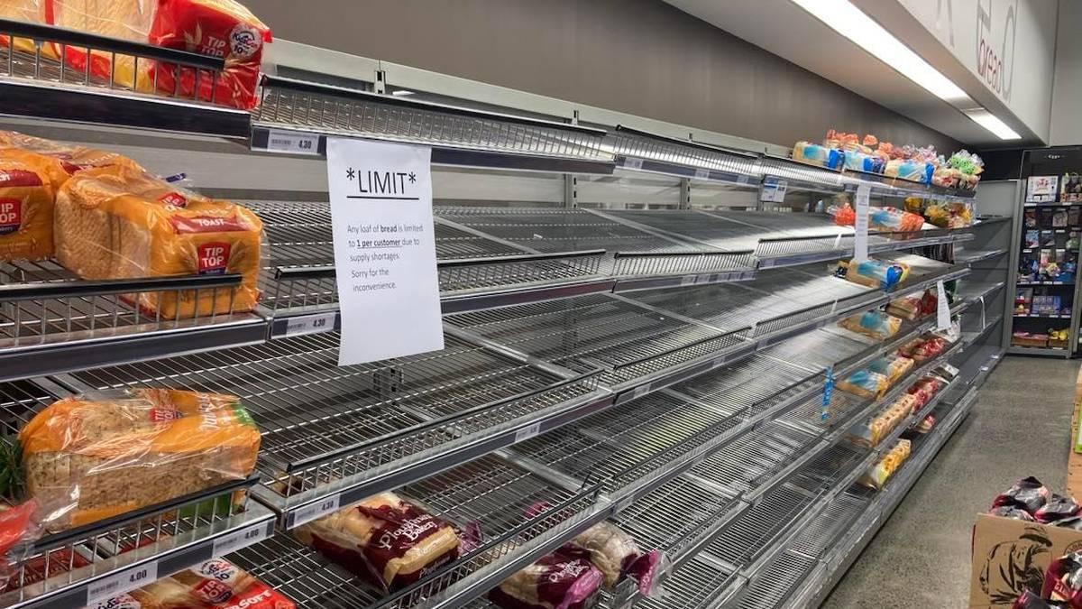 nzherald's tweet photo. Give us our daily bread! Supermarket limits shoppers to just one bread product https://t.co/JQeu5amEQ8 https://t.co/2FWbLz9Vv5