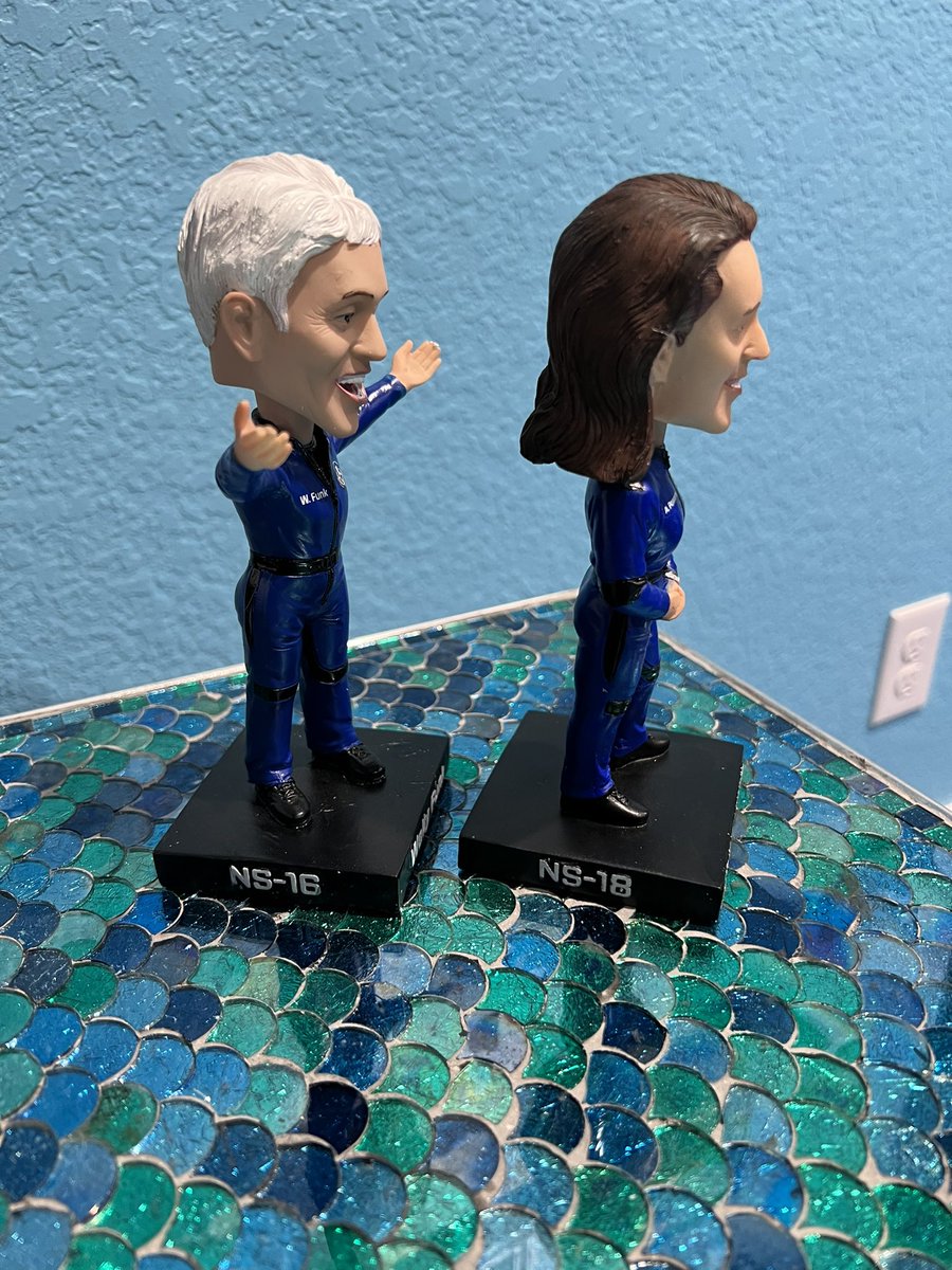 Look what arrived in time for #NationalBobbleheadDay! 

💙 these fun creations that celebrate these wonderful humans! #SpaceInspires <a href="/blueorigin/">Blue Origin</a> <a href="/NationalDayCal/">NationalDayCalendar</a> <a href="/AudreyKPowers/">Audrey Powers</a> <a href="/WallyFunksSpace/">WallyFunksRaceforSpace</a> #BlueOrigin #NS16 #NS18 #NewShepard