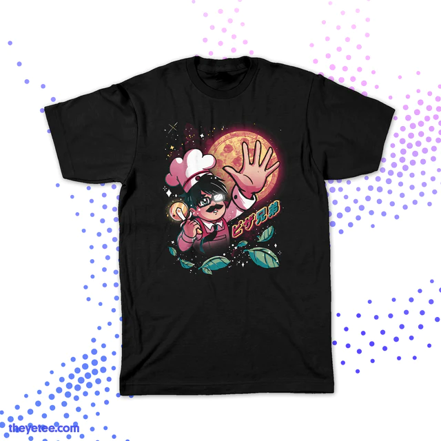 「When the moon hits your eye like a big p」|The Yetee 🌈のイラスト